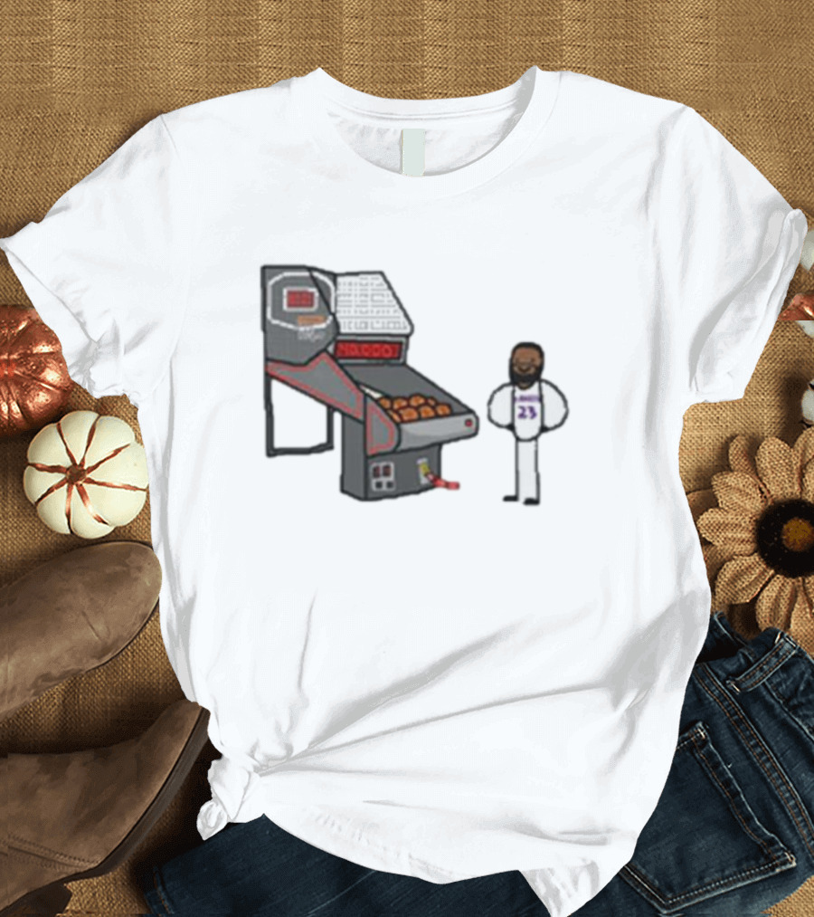 Bron 40k NBA Basketball Shooting Machine 23 T-Shirt