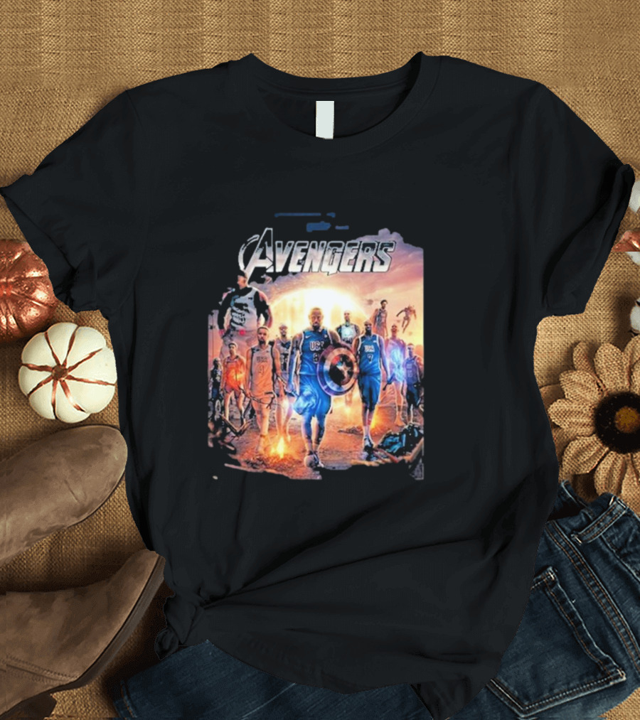 Avengers Bronny James Jr USA Basketball Crossover T-Shirt