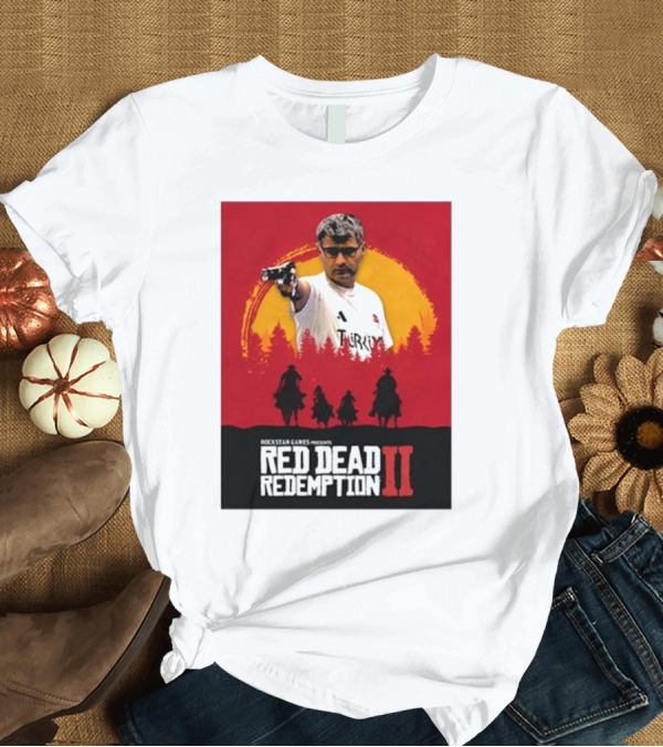 T-Shirt: Red Dead Redemption II Rockstar Games Presents Turkey T-Shirt Red Dead Redemption II Rockstar Games Presents Turkey T-Shirt