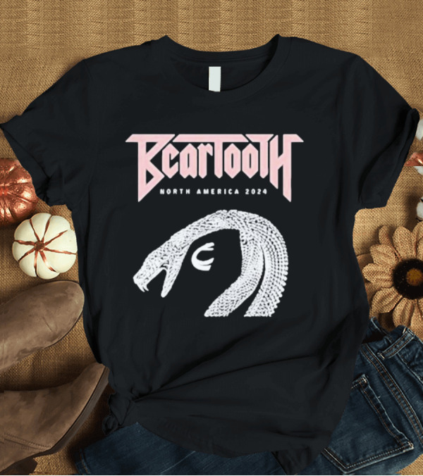 T-Shirt: Beartooth North America 2024 Tour Snake T-Shirt Beartooth North America 2024 Tour Snake T-Shirt