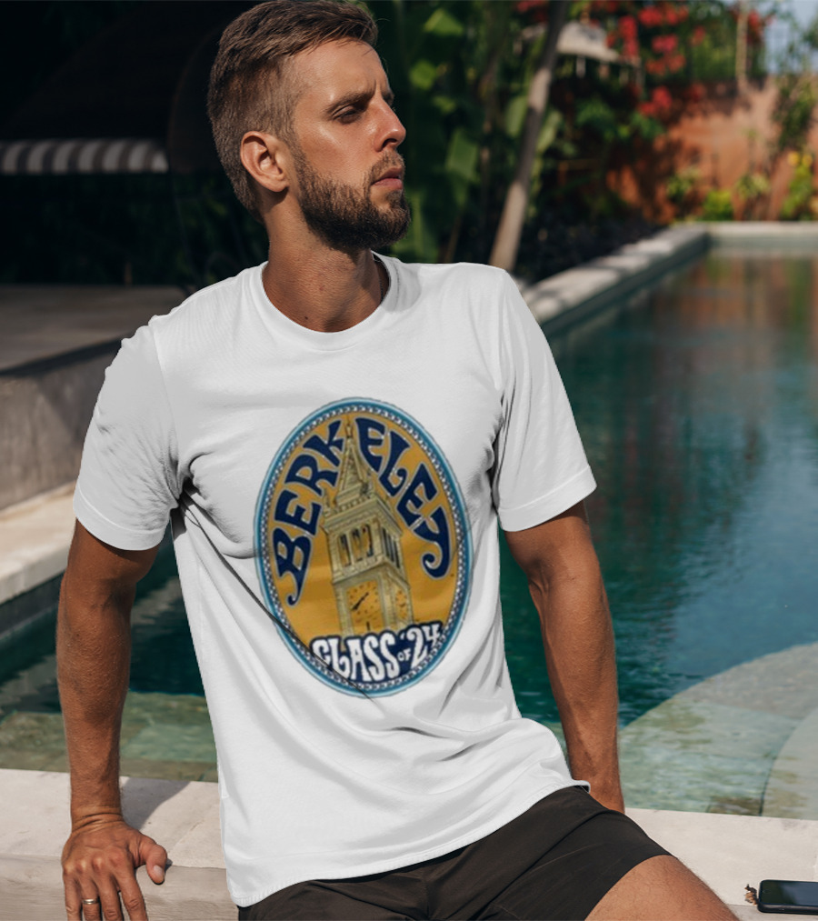 Berkeley Class Of 24 Sather Tower Oval T-Shirt