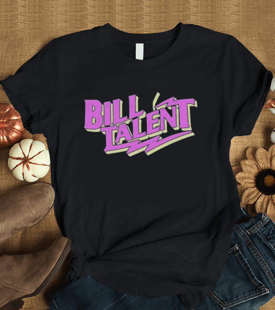Billy Talent Band Neon Pink Lightning T-Shirt