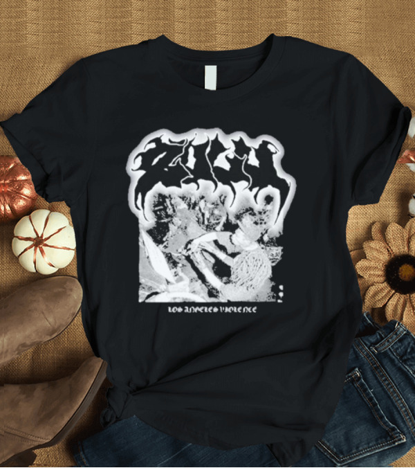 T-Shirt: Zulu Los Angeles Violence Blackpowerviolence T-Shirt Zulu Los Angeles Violence Blackpowerviolence T-Shirt
