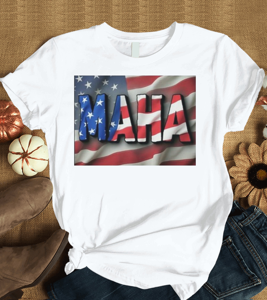 Bryce Lipscomb Maha Make America Healthy Again USA Flag T-Shirt