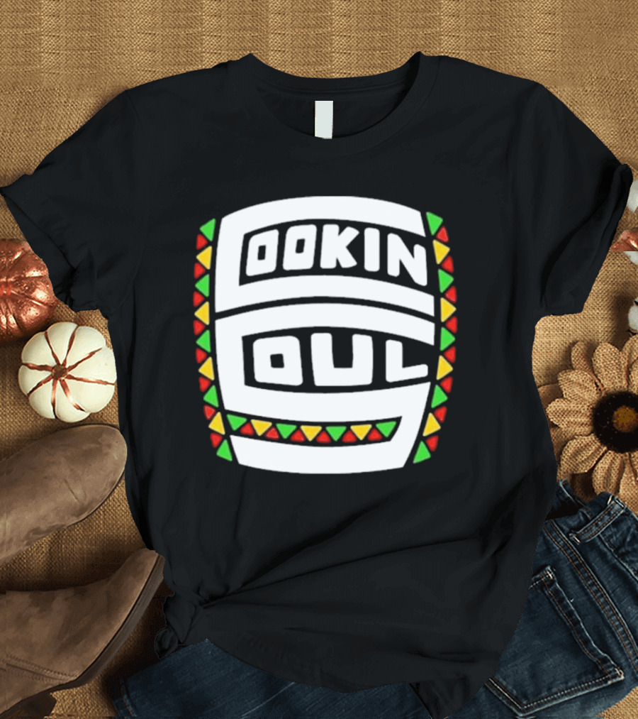 Cookin Soul Logo African Pattern Colors T-Shirt