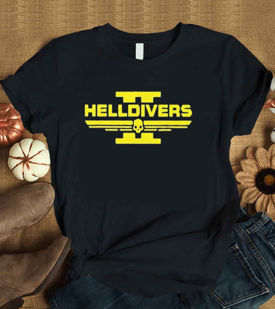 Helldivers II Skull Emblem T-Shirt