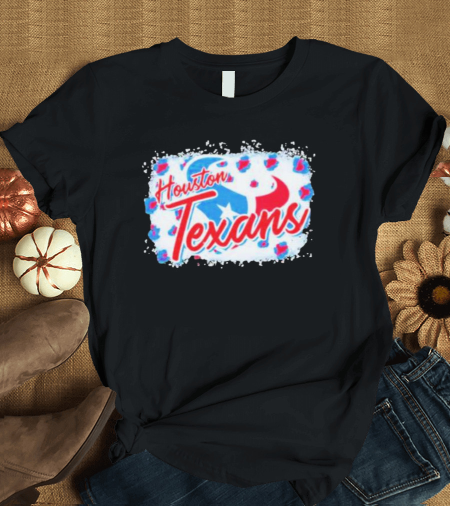 Houston Texans NFL Football Team Leopard T-Shirt