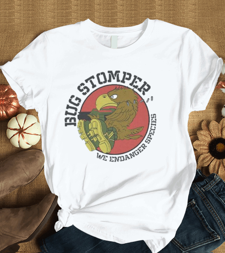 Colonial Marines Bug Stomper We Endanger Species T-Shirt