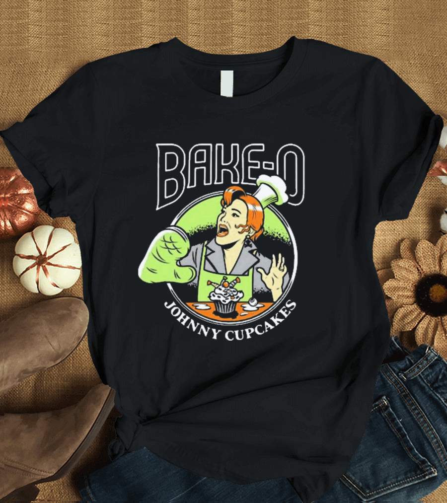 BAKE-O Johnny Cupcakes Retro Chef Cupcake Explosion T-Shirt