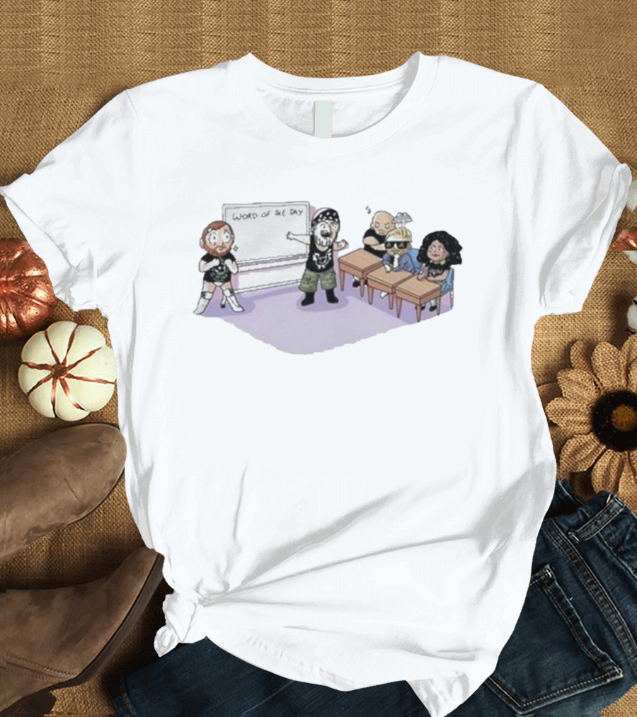 Word Of The Day Vocab Lessons With Professor Briscoe Classroom Scene T-Shirt