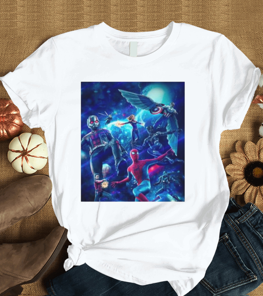 Avengers 5 Filming to Begin in 2025 with Spider-Man and Marvel Superheroes T-Shirt