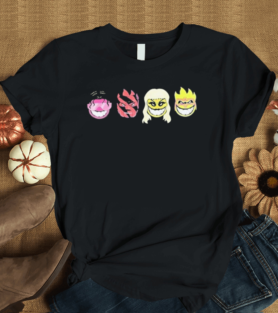 Offtherope Noon EST Grinning Icon Faces T-Shirt