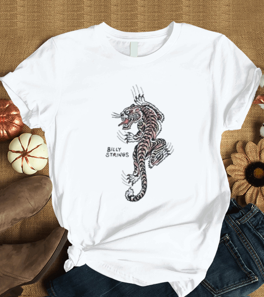 Billy Strings Old Gold Tiger Winter T-Shirt