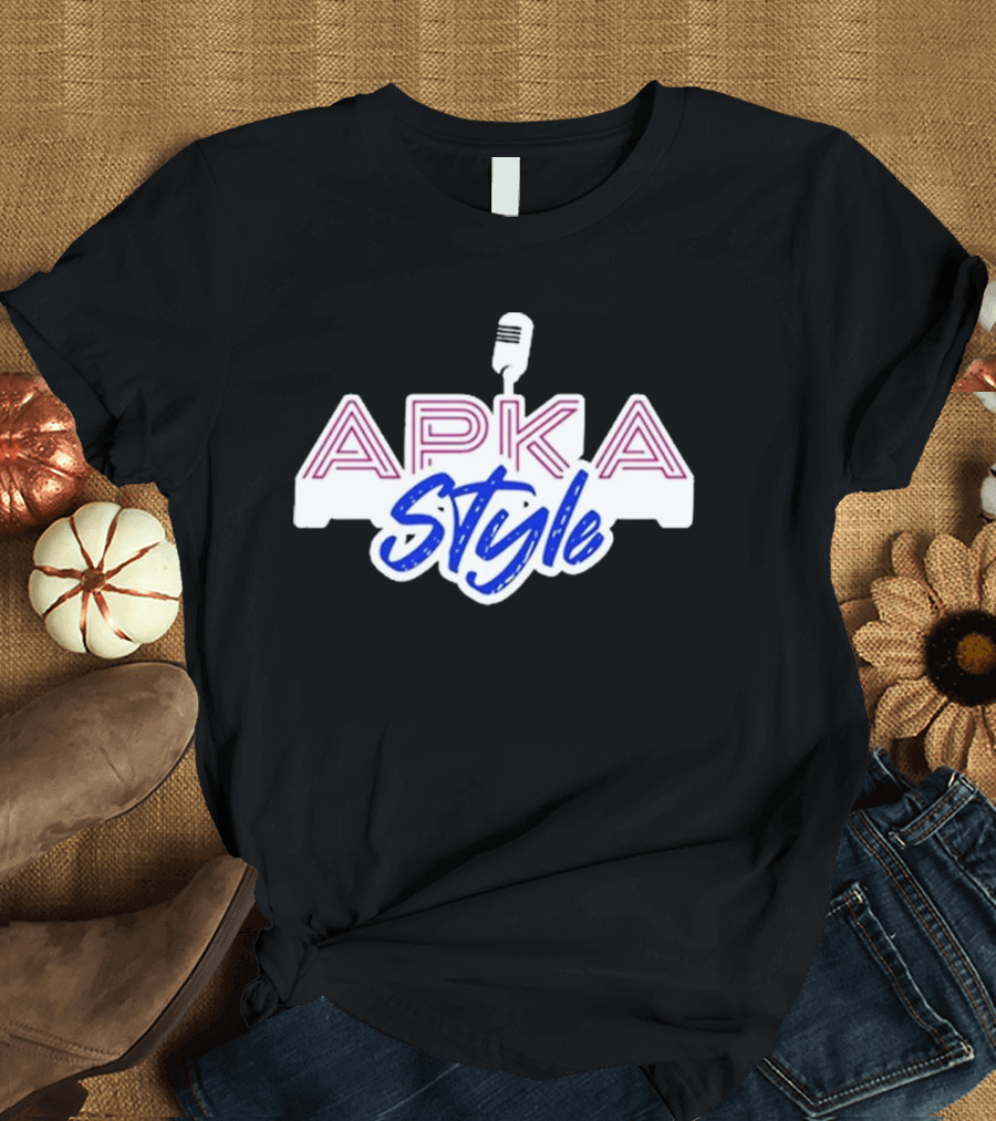 Apka Style Microphone Angaar Round T-Shirt