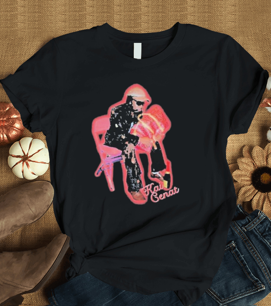 Kai Cenat Neon Style Artistic Pose T-Shirt