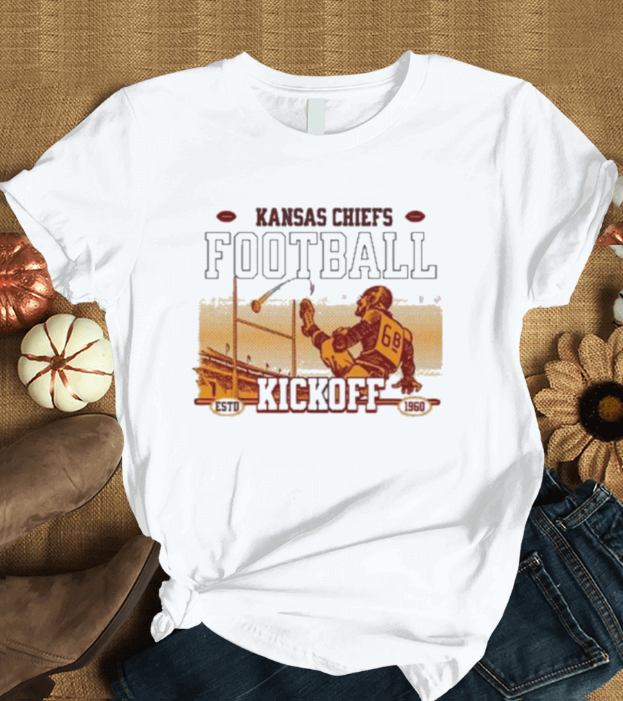 Kansas Chiefs Football Kickoff Vintage T-Shirt