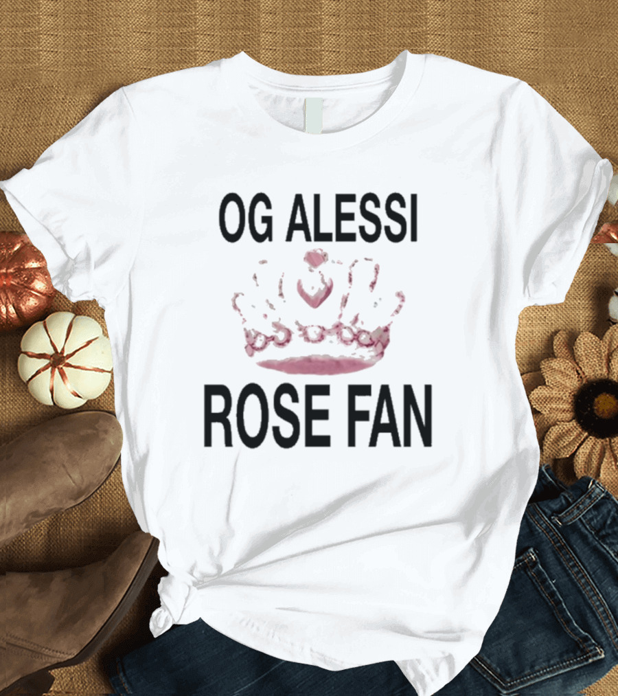 OG Alessi Rose Fan 2024 Crown T-Shirt