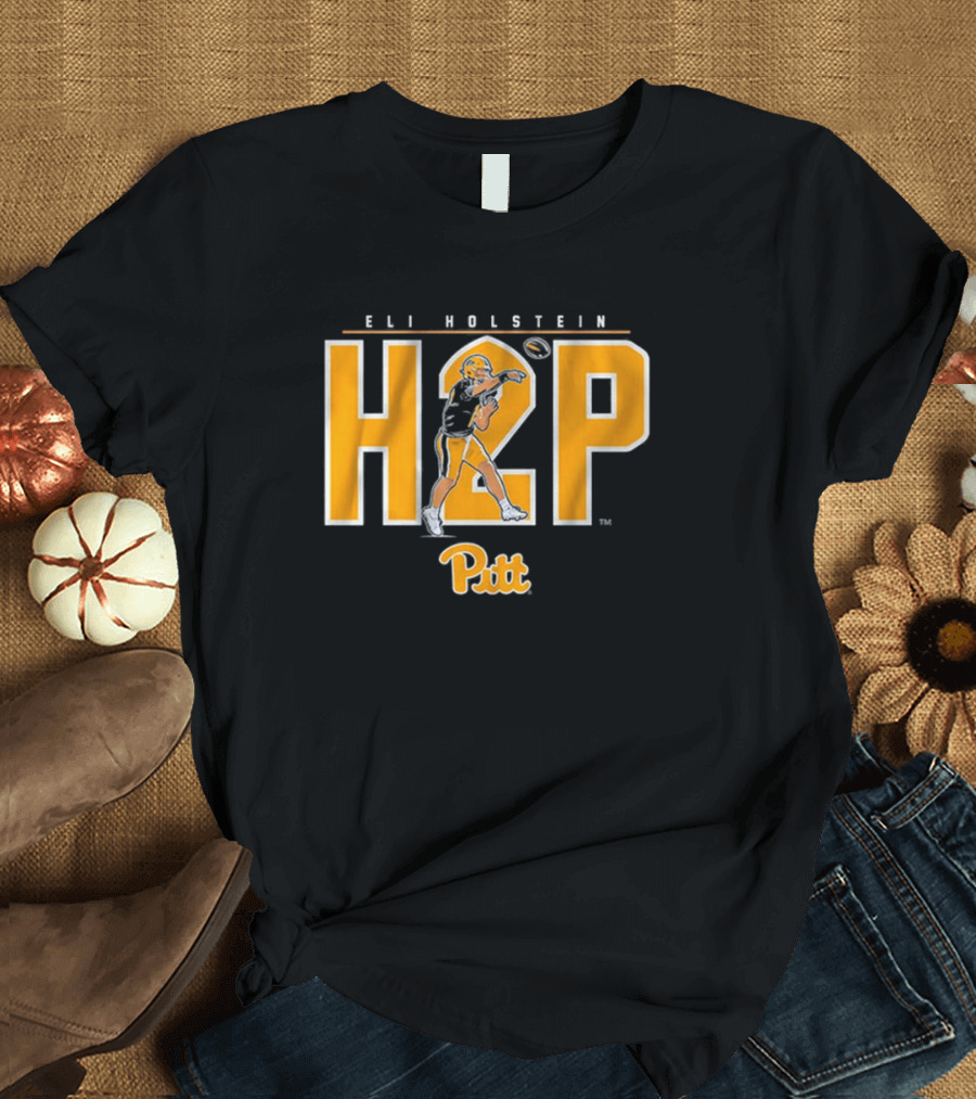 Eli Holstein H2P Pitt Panthers Football Quarterback T-Shirt