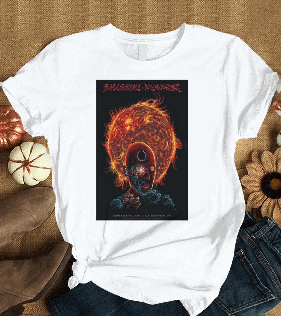 Smashing Pumpkins San Francisco Oracle Park September 20 2024 Cosmic Tour T-Shirt
