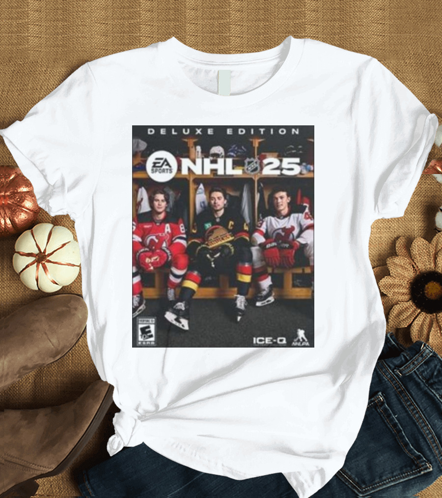 Deluxe Edition EA Sports NHL 25 Hughes Brothers Cover T-Shirt