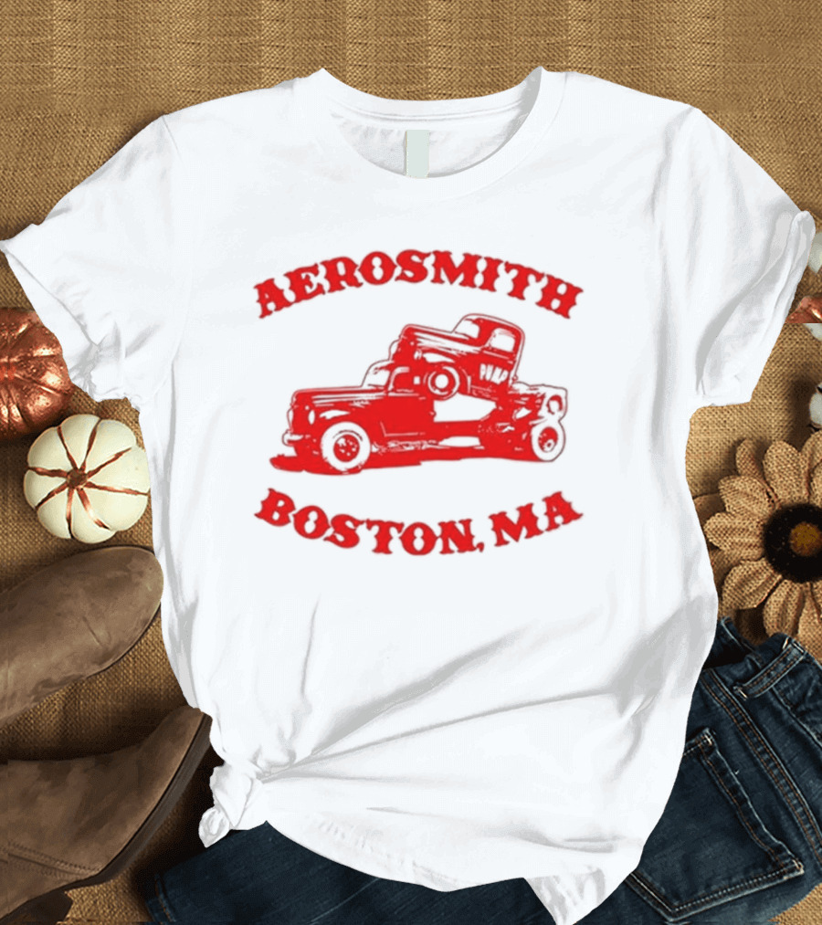Aerosmith Boston MA Pump T-Shirt