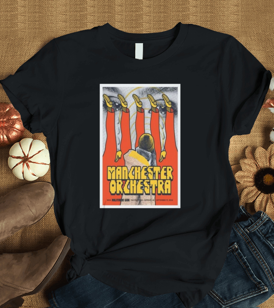 Manchester Orchestra Militaire Gun Tour Detroit September 19, T-Shirt