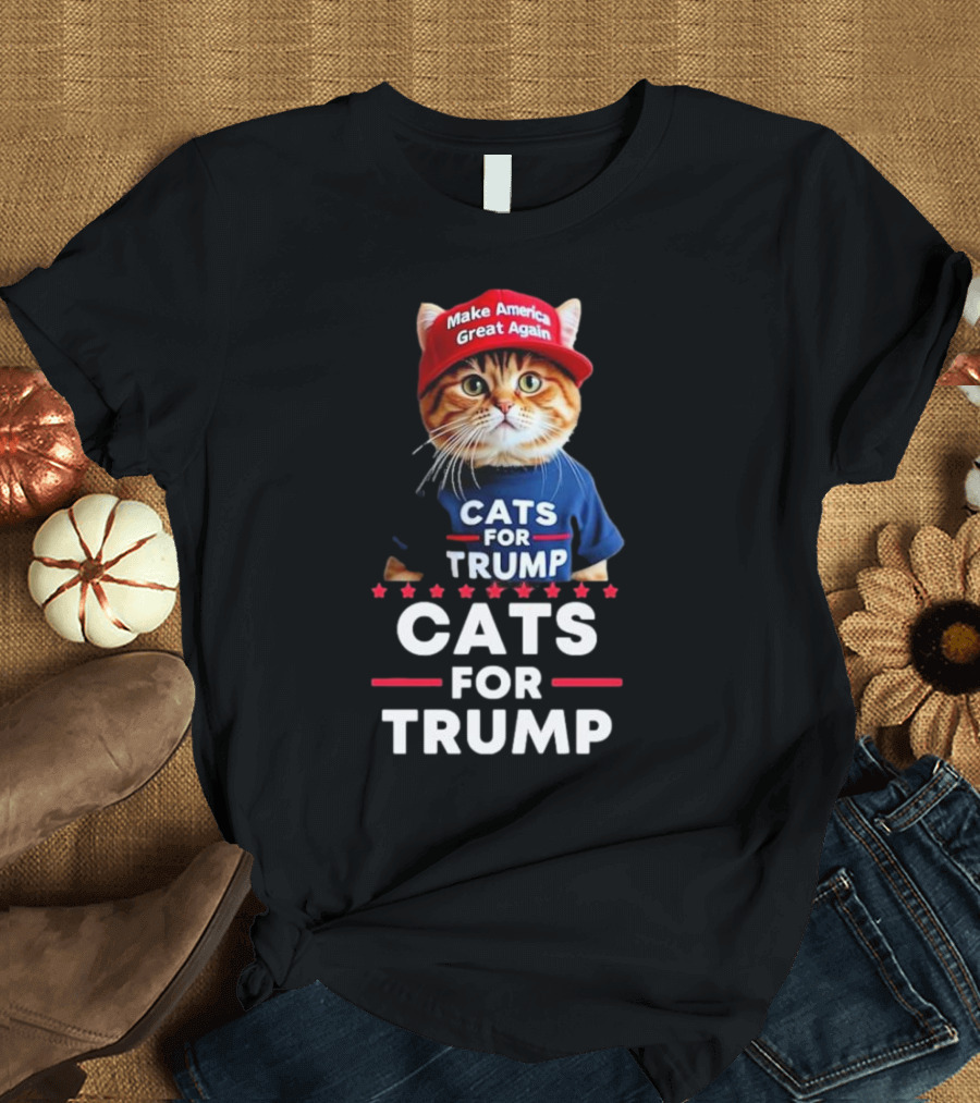 Cats for Trump Make America Great Again T-Shirt