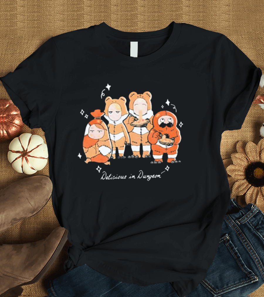 Delicious In Dungeon Characters in Cute Animal Suits T-Shirt