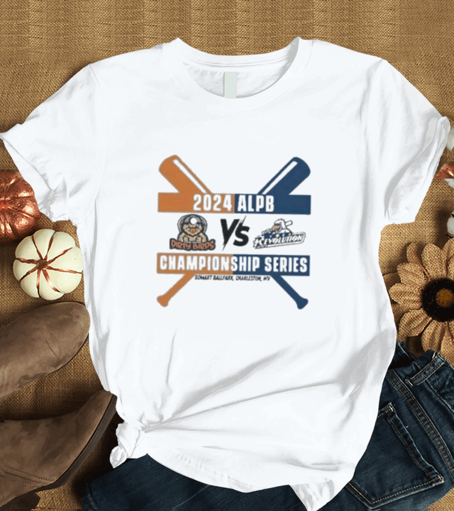 Charleston Dirty Birds vs York Revolution 2024 ALPB Championship Series Sports Baseball T-Shirt