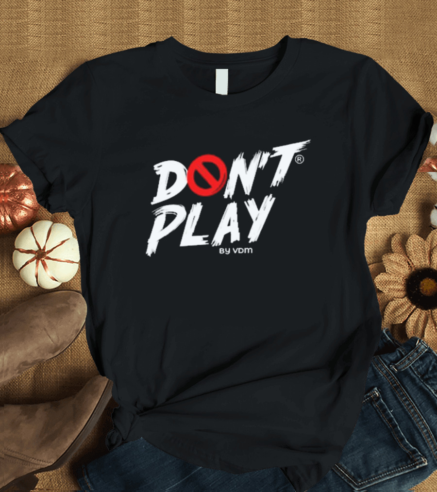 DON'T Symbol Red Circle Slash By VDM T-Shirt