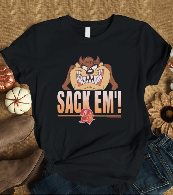 T-Shirt: Looney Tunes Taz Sack Em’ Tampa Bay Buccaneers 2024 NFL T-Shirt Looney Tunes Taz Sack Em’ Tampa Bay Buccaneers 2024 NFL T-Shirt