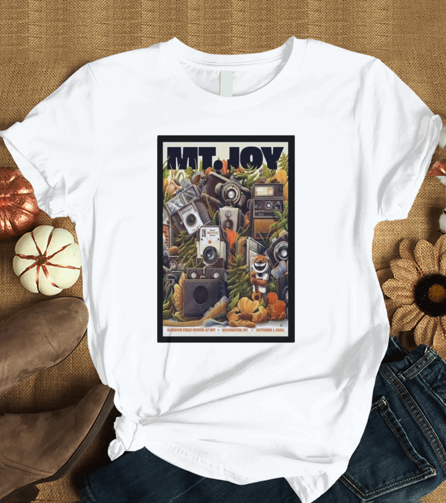 Mt Joy Gordon Field House Rochester NY October 1 2024 Vintage Cameras T-Shirt