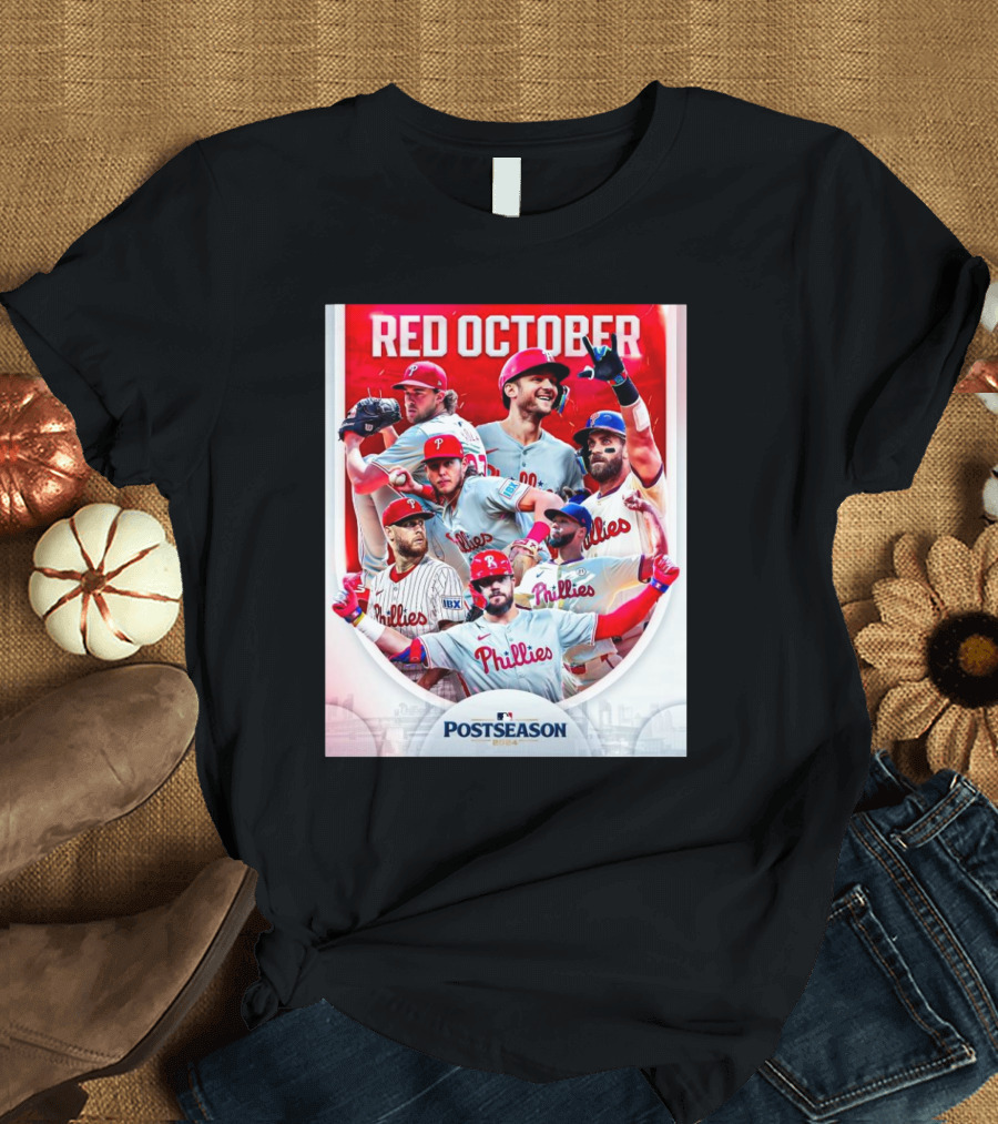 Philadelphia Phillies Red October Postseason T-Shirt