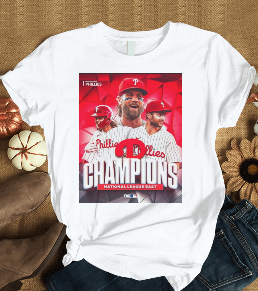 Philadelphia Phillies National League East Champions 2011 Fox MLB T-Shirt
