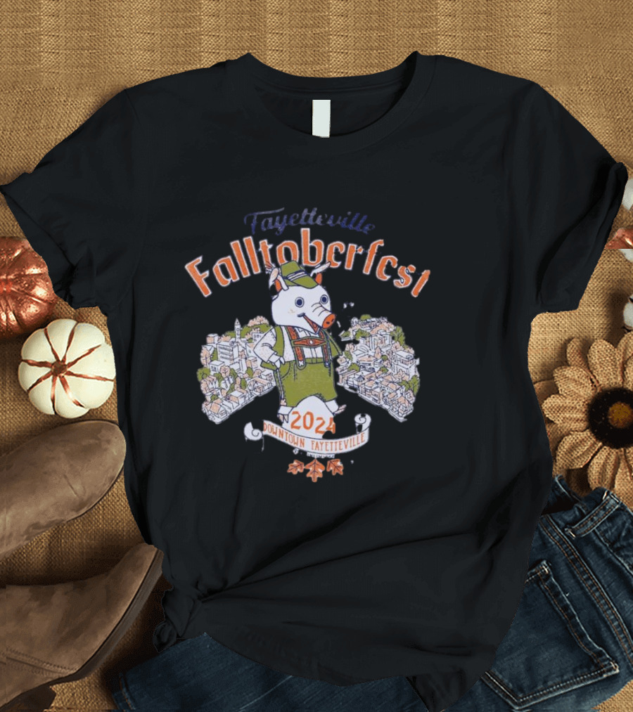 Fayetteville Falltober Fest 2024 Downtown Arkansas Razorbacks T-Shirt