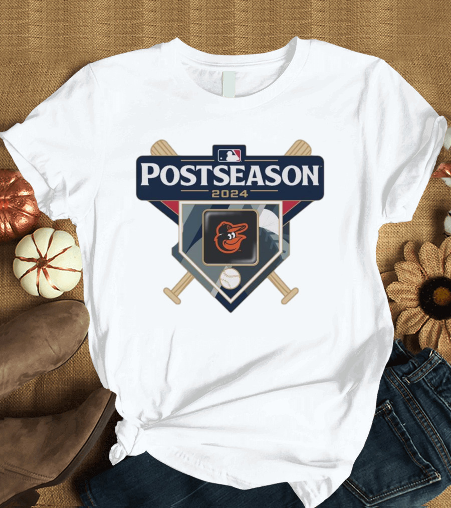Baltimore Orioles MLB 2024 Postseason Baseball Icon T-Shirt