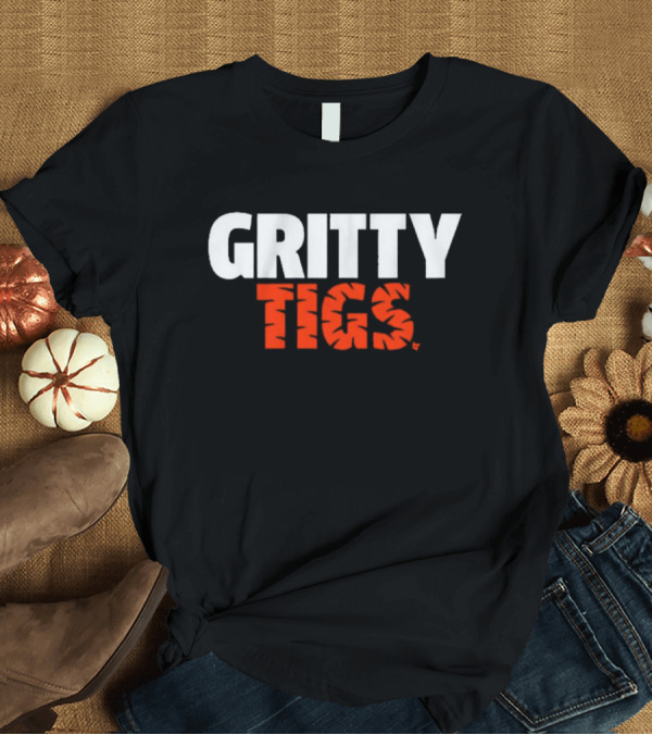 T-Shirt: Detroit Tigers Baseball Gritty Tigs Bold Team Spirit T-Shirt Detroit Tigers Baseball Gritty Tigs Bold Team Spirit T-Shirt