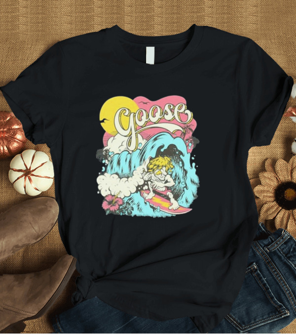 T-Shirt: Goose September 26 2024 San Diego CA Surfing Wave T-Shirt Goose September 26 2024 San Diego CA Surfing Wave T-Shirt