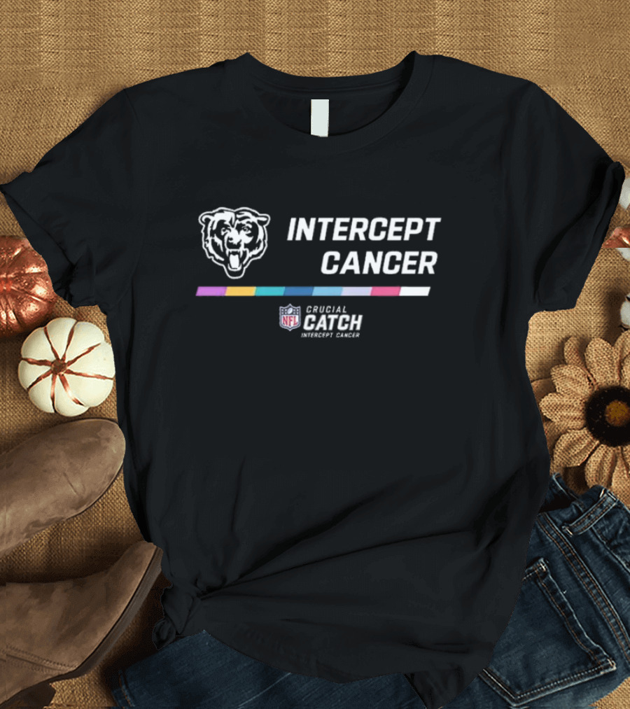 SMU Football Back Where We Belong Bears Intercept Cancer NFL Crucial Catch T-Shirt