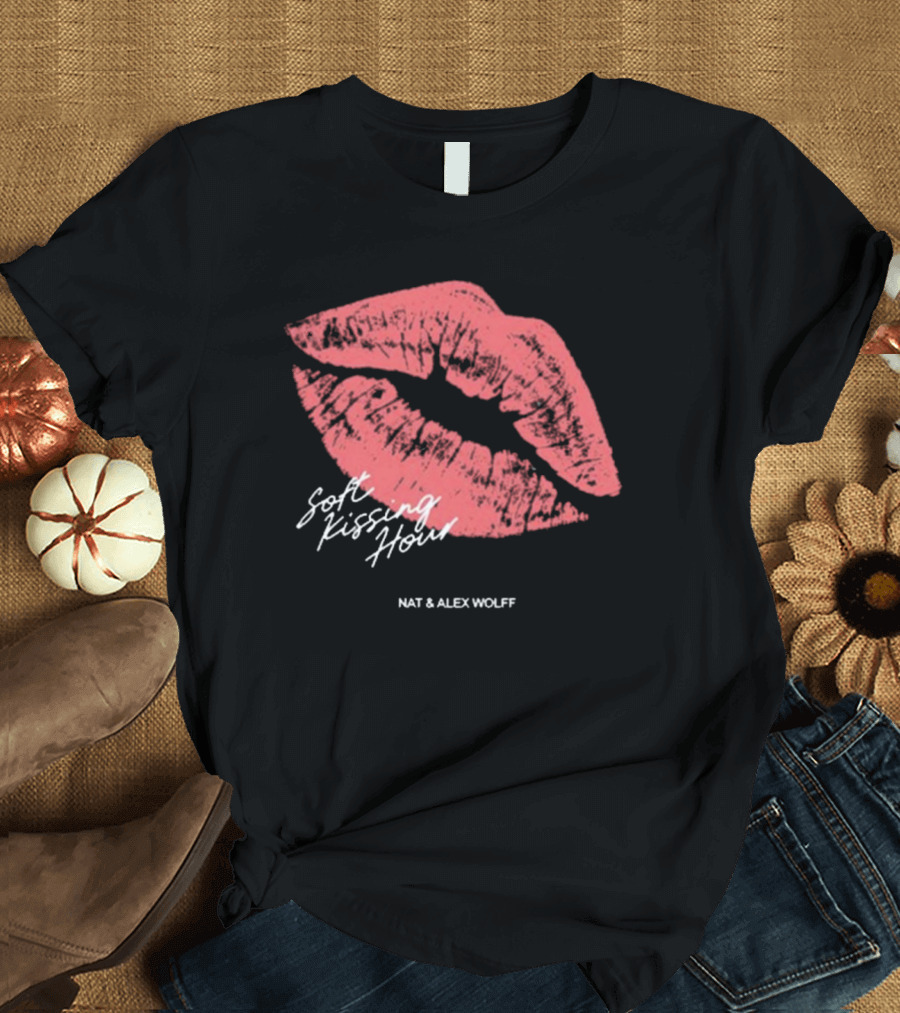 Soft Kissing Hour Nat and Alex Wolff Lips T-Shirt
