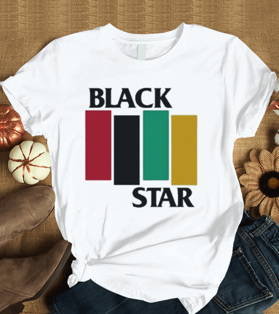 Black Star Red Black Green Yellow Flag T-Shirt