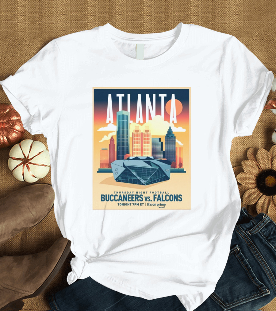 Atlanta Thursday Night Football Tampa Bay Buccaneers vs Falcons Tonight 7PM ET Prime T-Shirt