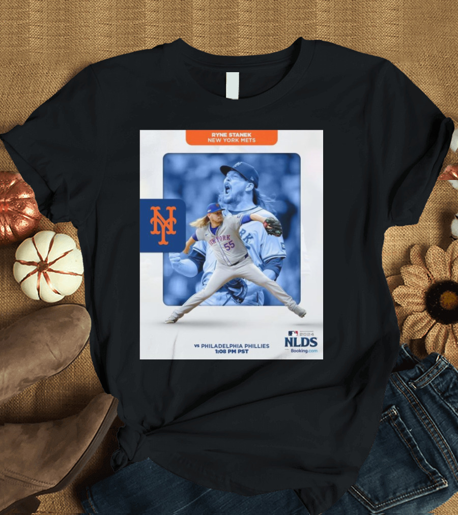 Ryne Stanek New York Mets vs Philadelphia Phillies 2024 NLDS 1:08 PM PST T-Shirt