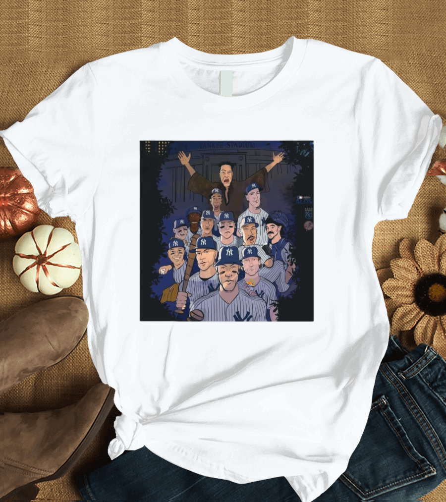 Yankee Stadium Legends Unite: New York Yankees 2024 ALDS Champion Quest T-Shirt
