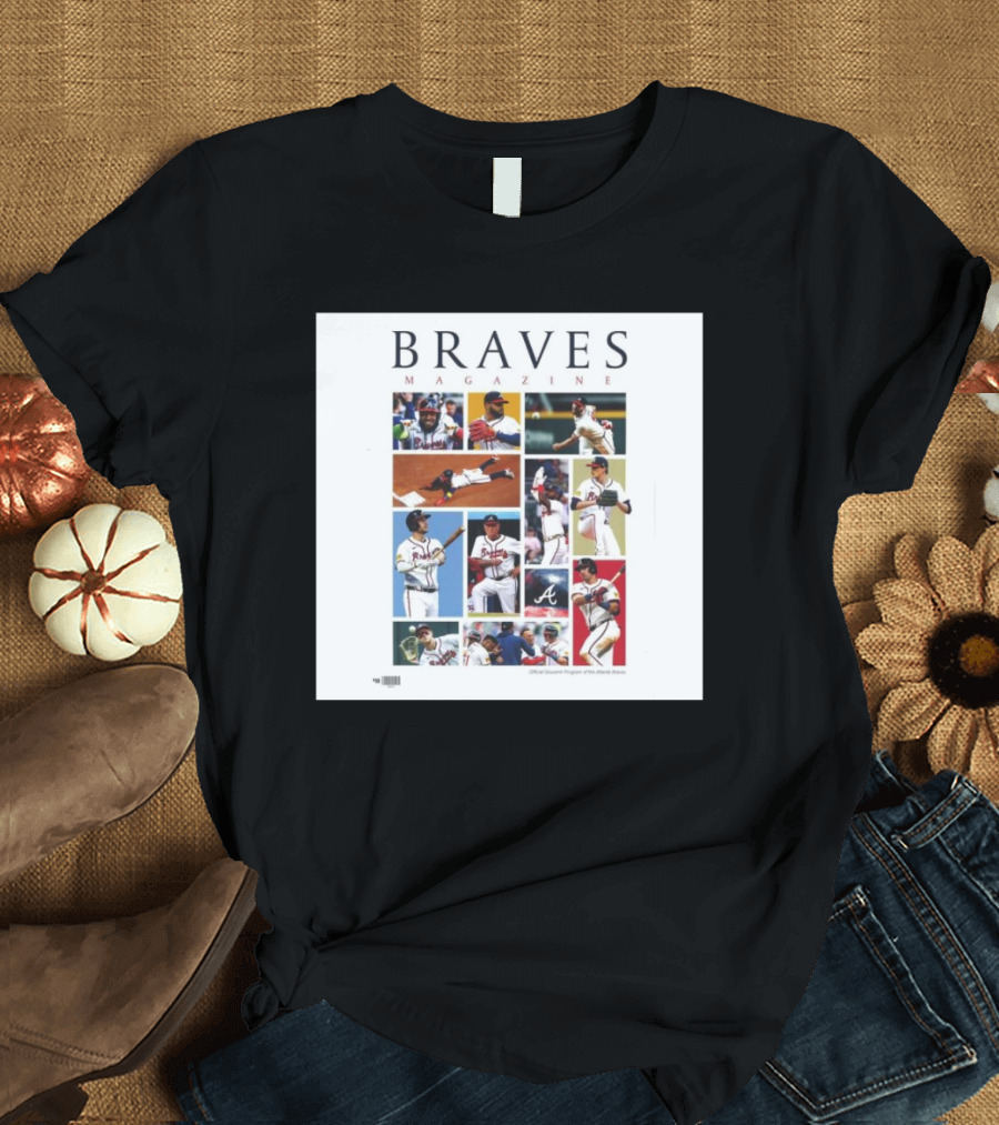 Braves Magazine Official Souvenir Program 2024 Atlanta Season T-Shirt