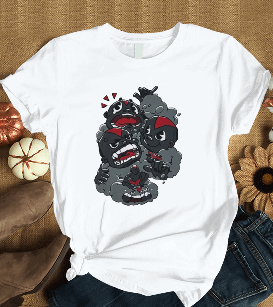 Lil Darkie Emotions 2024 Multiface Comic Expressions T-Shirt