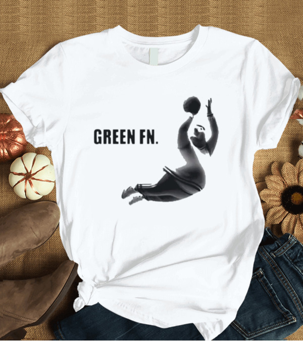 T-Shirt: Green Fn Peter Griffin Basketball Dunking T-Shirt Green Fn Peter Griffin Basketball Dunking T-Shirt