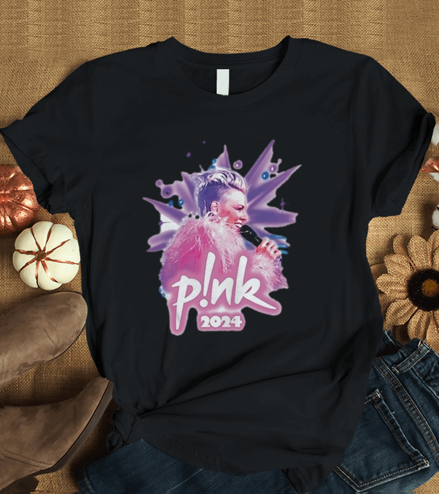 PNk 2024 Airbrush Tour Feathered Performance Iconic T-Shirt