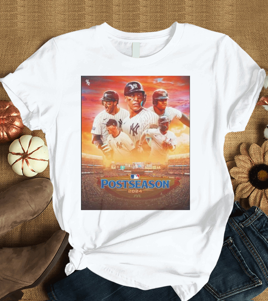New York Yankees Players 2024 Postseason Champions T-Shirt
