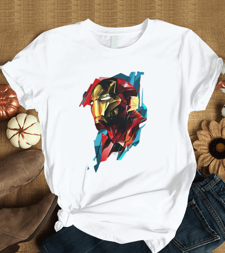 Avengers Endgame Iron Man Geometric T-Shirt